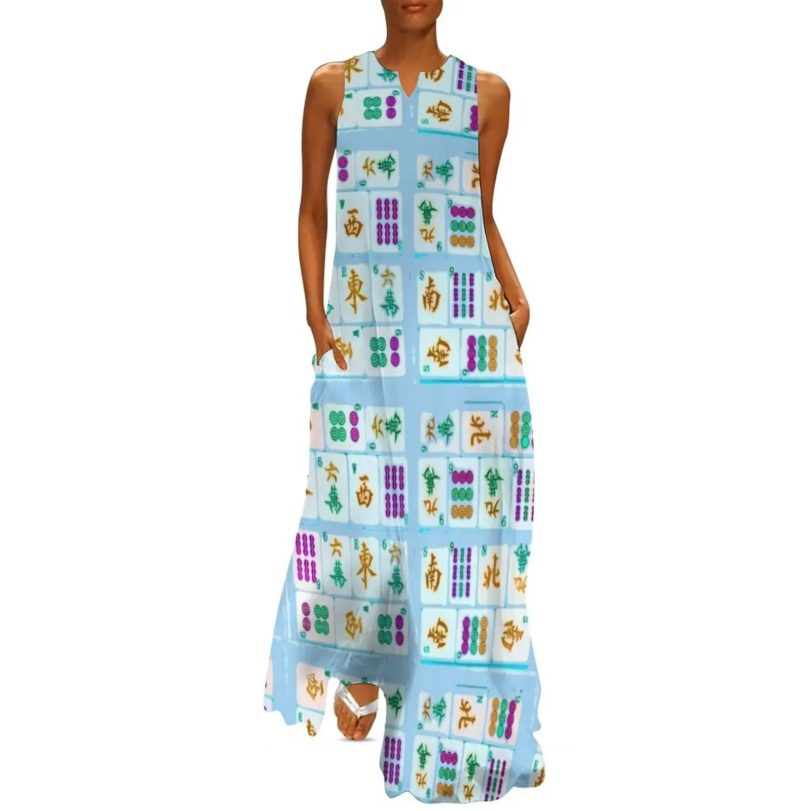 

TURQUOISE DRESS Long Dress dress party night women's summer 2025 dresses