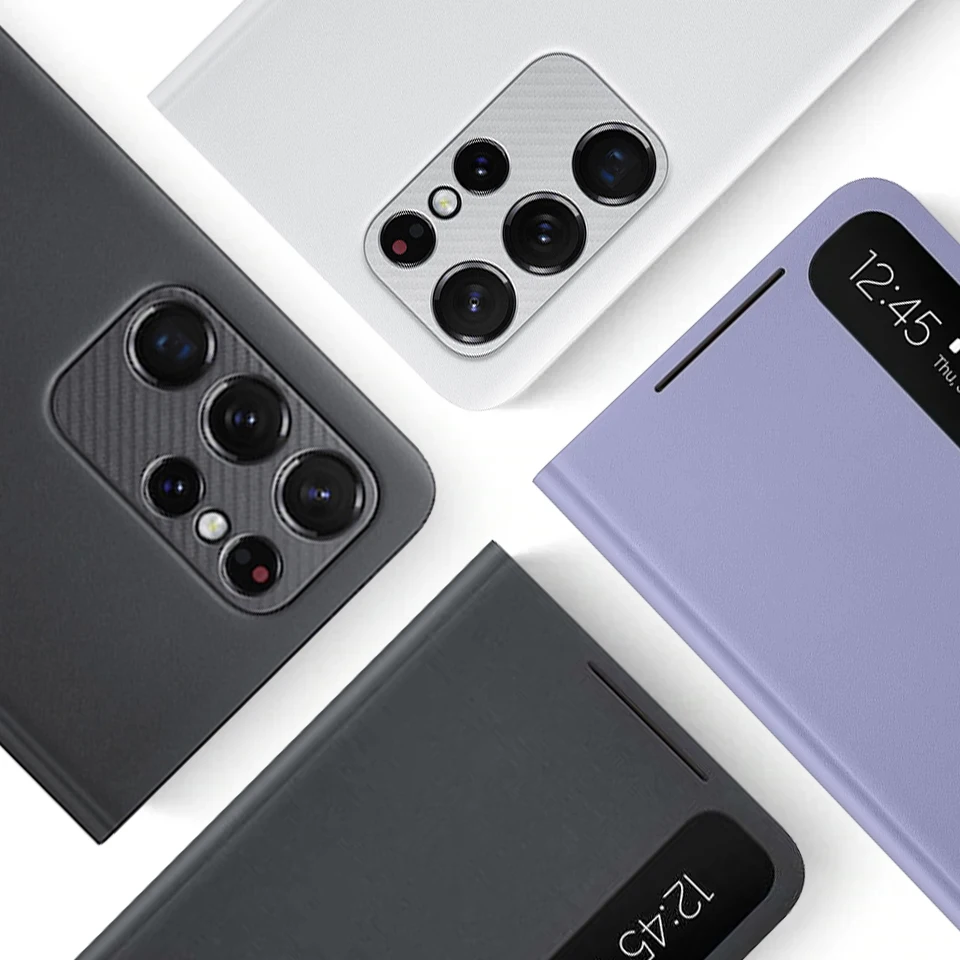 Etui Smart View Flip Mirror Case EF-ZG998 Clear View Cover LED Cover S-View do Samsung Galaxy S21 Ultra 5G — zdjęcie produktu 6