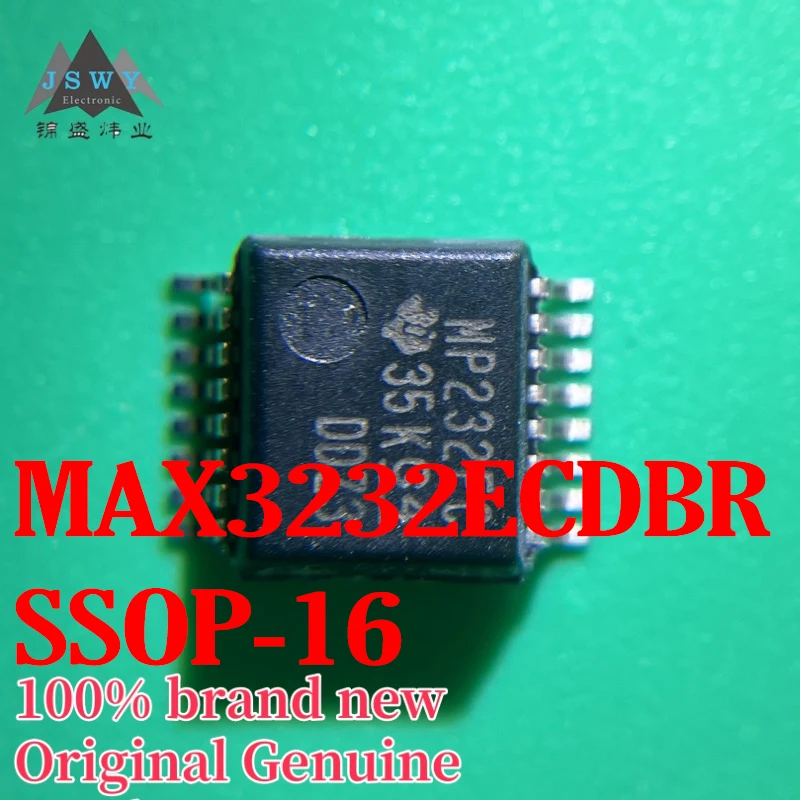 

(5/50 pcs) MAX3232ECDBR MAX3232 SSOP16 Line Driver Receiver Chip Genuine Product Free Shipping