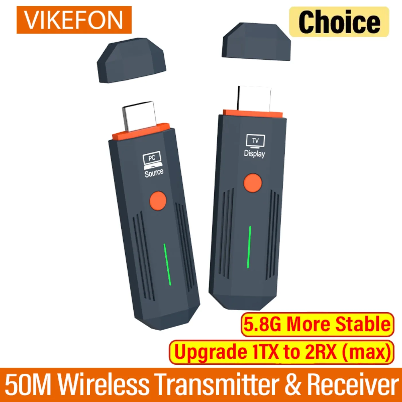 

50 м 1080P HDMI-совместимый беспроводной передатчик и приемник беспроводной видео ТВ-приставка удлинитель дисплея для камеры, ноутбука, ПК к телевизору