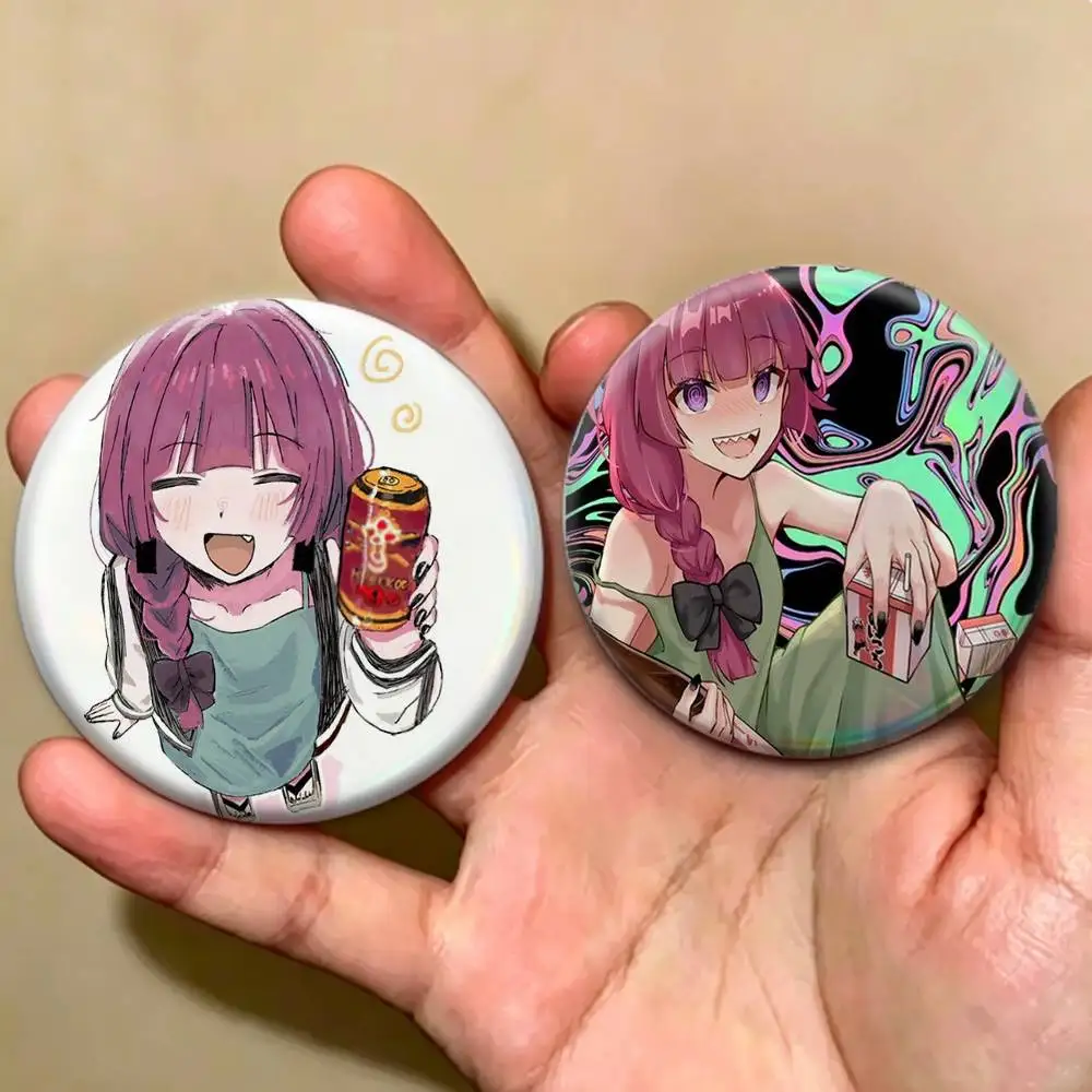 COOL K-Kikuri Hiroi Sticker Film  Badges Creative Tinplate Button PinsBrooch Badge Clothes Backpack