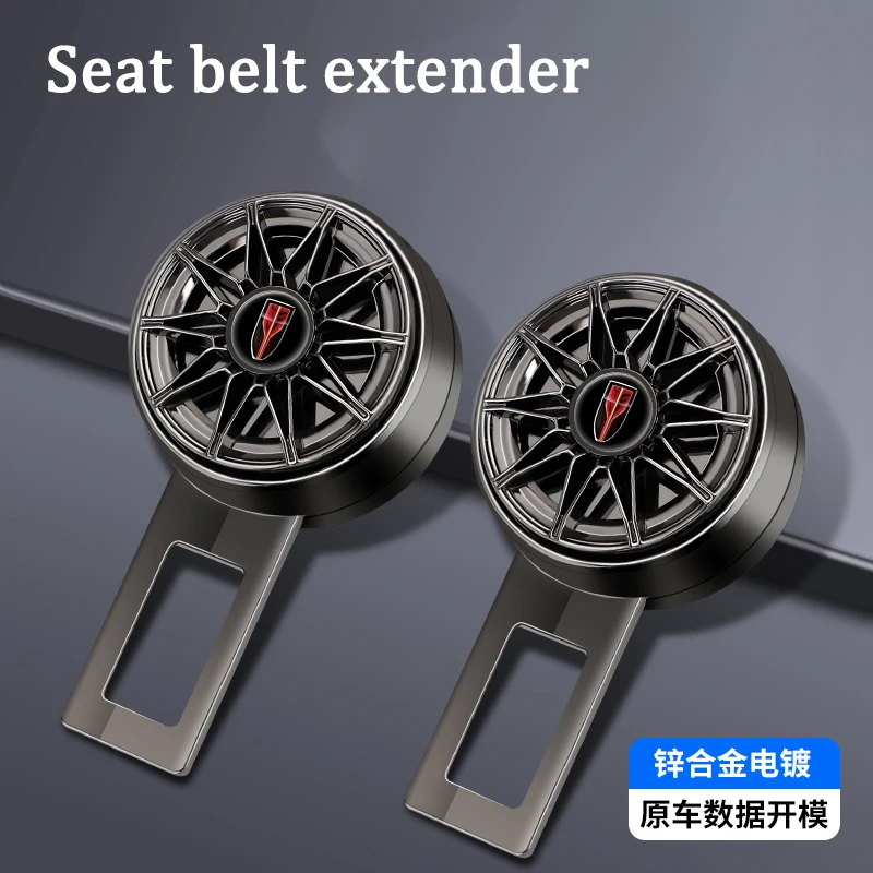 

1PC/2PCS Car Seat Belt Clip Extension Safety Lock Buckle Plug for Hongqi H5 HS5 H9 EQM5 HS7 HS3 Auto Seatbelt Extender Converter