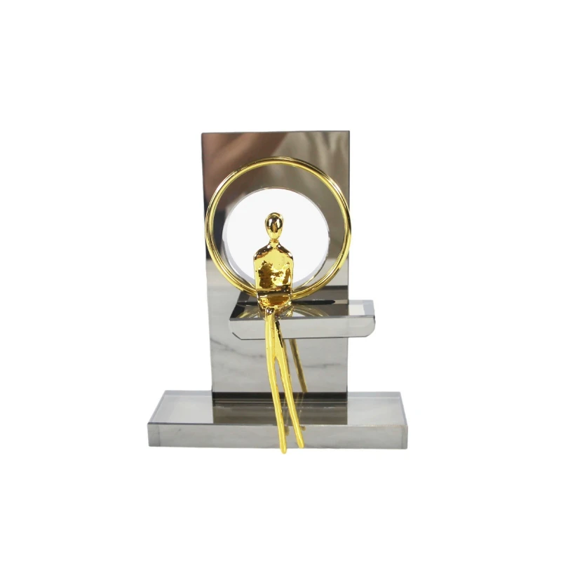 

Modern New Chinese Transparent Figure Ornament Model Room Living Room Entrance Art Hotel Villa Soft Decoration