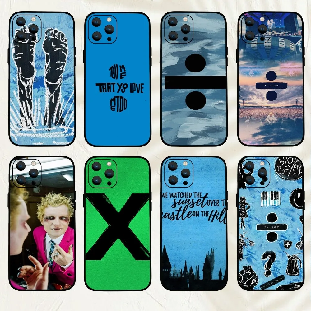 Singer S-Sheeran-n EdS  Phone Case For iPhone Mini 11 12 13 14 15 Pro XS Max X Plus SE XR Shell