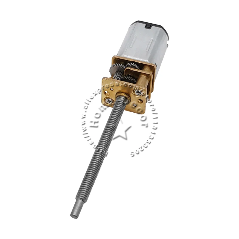 1PCS DC3V/6V/12V 15-4000RPM with M3x34mm Screw Shaft N20 Metal Gearbox Speed Reduction Gear Motor For Guide Rail Equipment