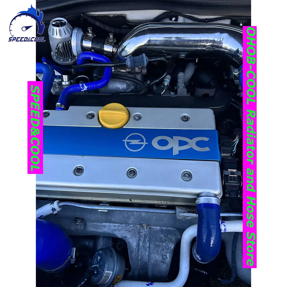 SPEED&COOL For Opel Z20LET Z20LEH Astra VXR GSI Car Silicone Crankcase Breather Hose Kit High Performance Pressure