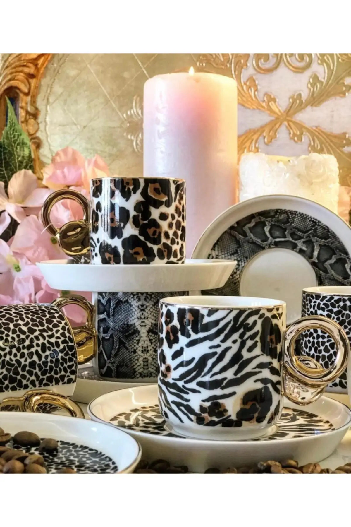 DOLBOVI 3 pattern luxury cup set