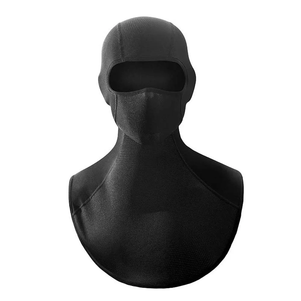 Warm Lining Winter Balaclava Mask Thick Fabric Extended Collar Cycling Helmet Liner Breathable Panel Neat Stitching