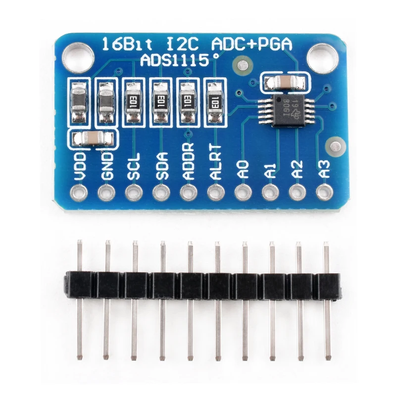 Snvi ADS1115 ADS1015 ADC I2C Modul 16Bit 12Bit 4-Kanal Analog-Digital-Wandler PGA ADC Board für Arduino Raspberry Pi – Detail 4