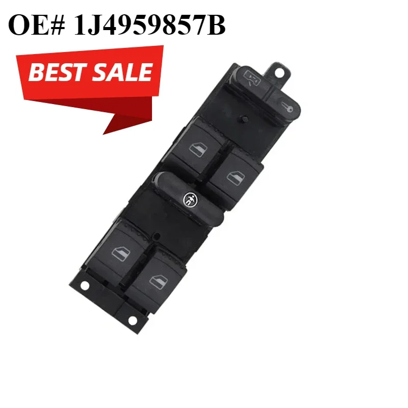 

Window Panel Master Control Switch For VW Passat B5 Golf 4 Jetta MK4 Seat Toledo II 1M2 Leon 1M1 For Skoda Car switch 1J4959857B