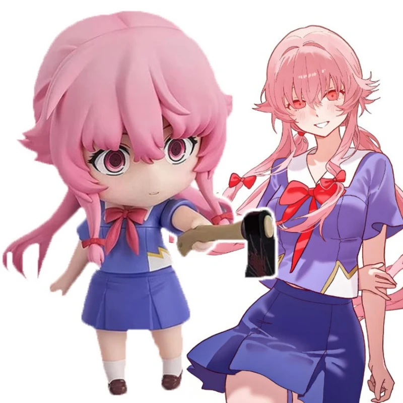 

Аниме Дневник будущего Фигурки Gasai Yuno ПВХ Модель Куклы Игрушки Мультфильм Коллекционные Украшения Фигурка День Рождения Рождественские Подарки