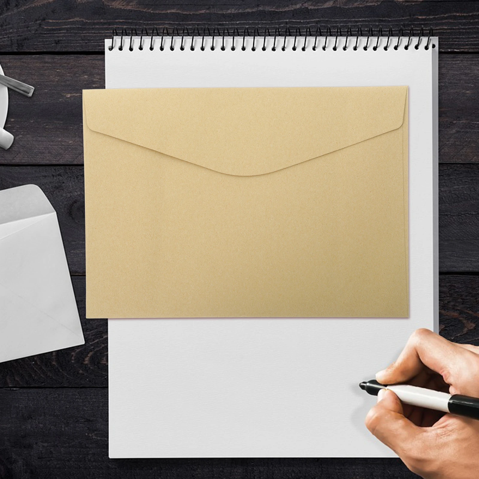 

50 Pcs Letter Envelope Card Envelopes Blank Elegant Classic Simple Wedding Party Christmas Storage Business Letter
