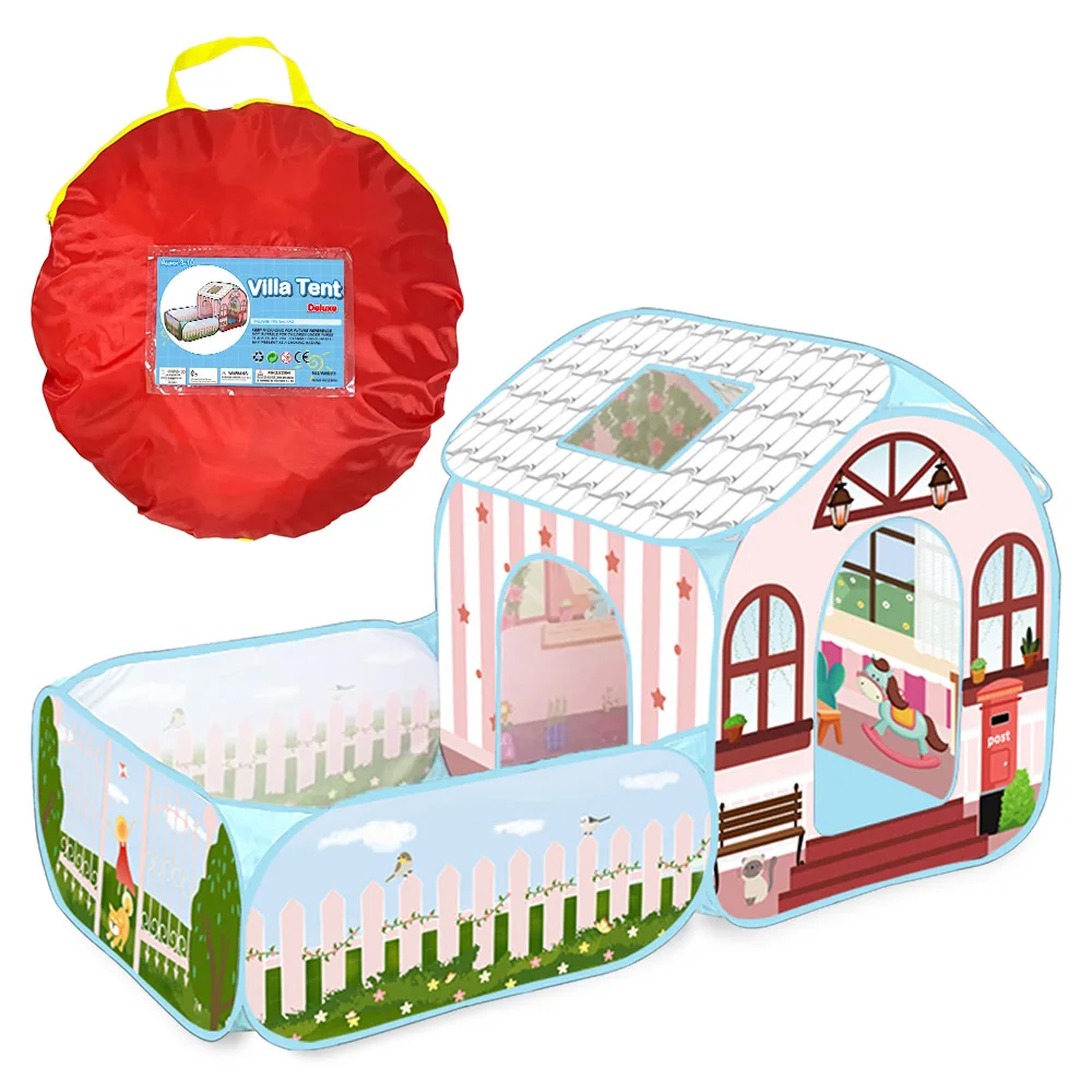 Pop up play tenda com bolinhas para crianças indoor ao ar livre playhouse brinquedos para meninos meninas crianças jogar tenda bebê espaço mundo