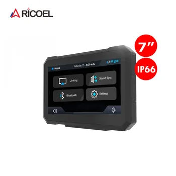 Sportowy 7-calowy ekran dotykowy Wodoodporny IP65 Bezprzewodowy CarPlay i Android Auto Tablet GPS WIFI BT dla motocykla BMW