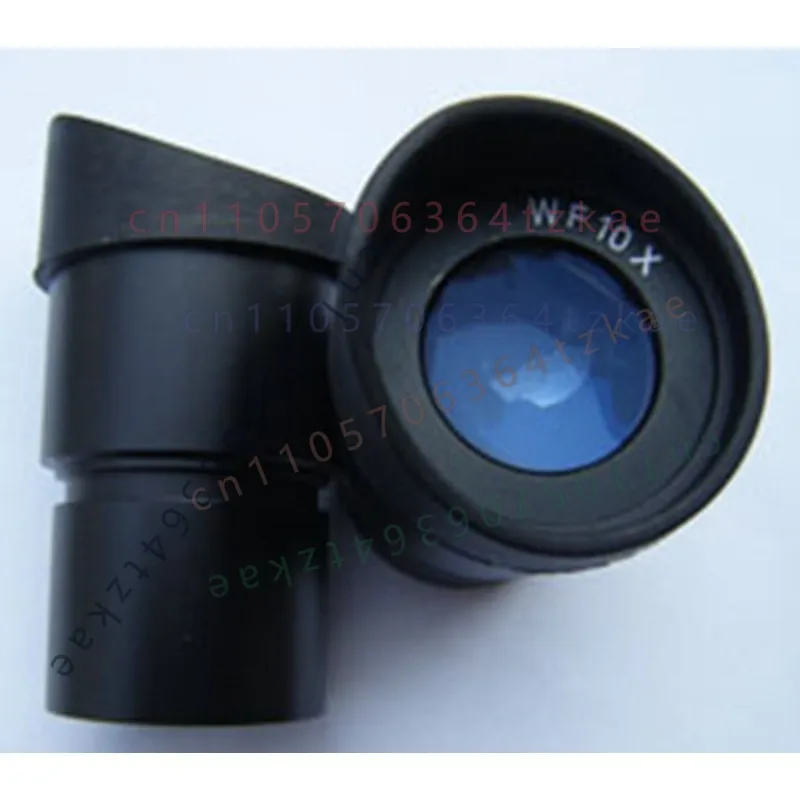 1 Pair WF10X/20 Wide Angle Microscope Eyepiece 30mm Mount With Rubber Eyeguards Biological Observation Optical Parts