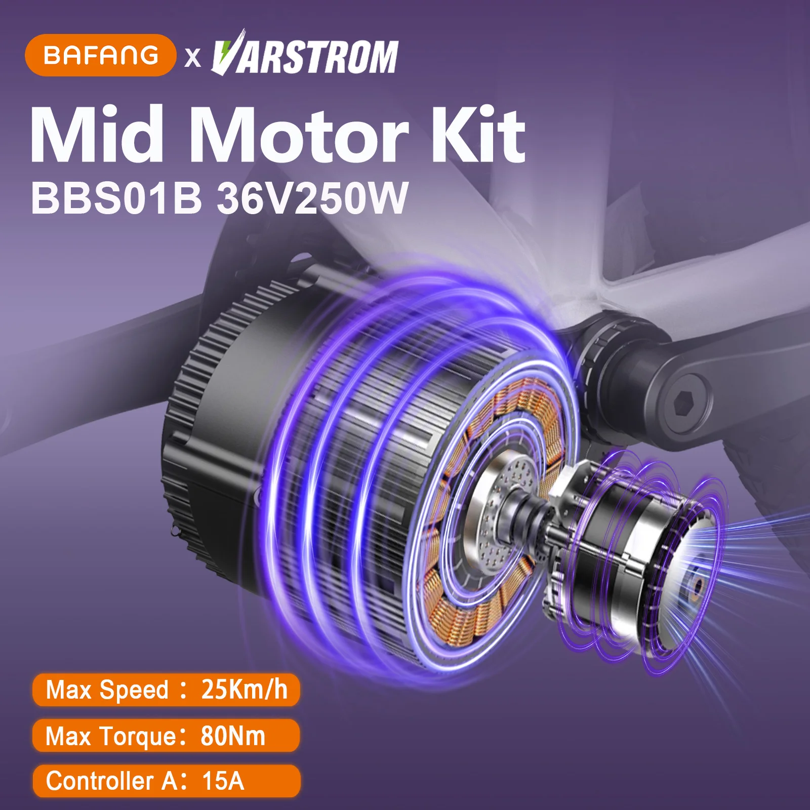 Super price] Bafang BBS01B BBS01 250W Mid Drive Motor 36V Electric