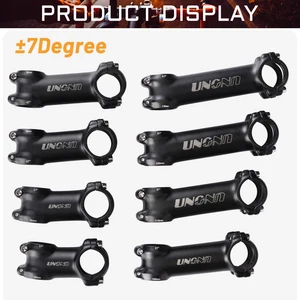 Uno MTB الدراجة الجذعية -7 17 35 درجة خفيفة الوزن سبائك الألومنيوم 31.8 مم 60 70 80 90 100 110 120 130 مم الطريق الدراجة الجذعية سبائك الملك أعلى 6 مبيعات أزياء 60 و 70 - رقم 3