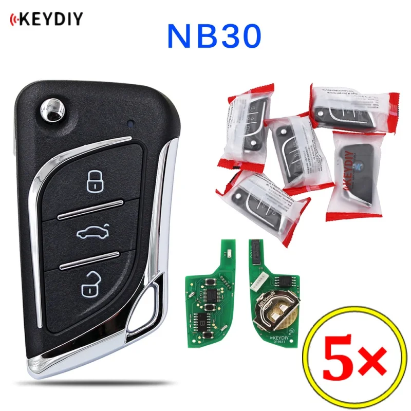 

5pcs/lot KEYDIY 3 Button Multi-functional Remote Control NB30 NB Series Universal for KD900 URG200 KD-X2 all functions in one