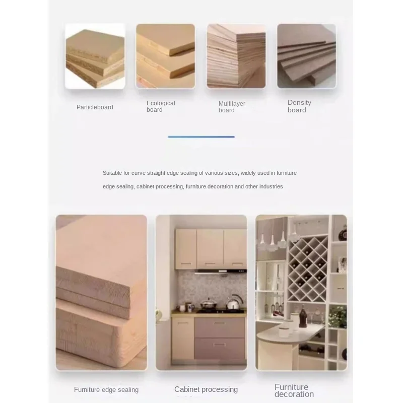 Automatic Edge-sealing Machine Woodworker Hand-installed Small Non-lacquer Ecological Board Household Curved Line