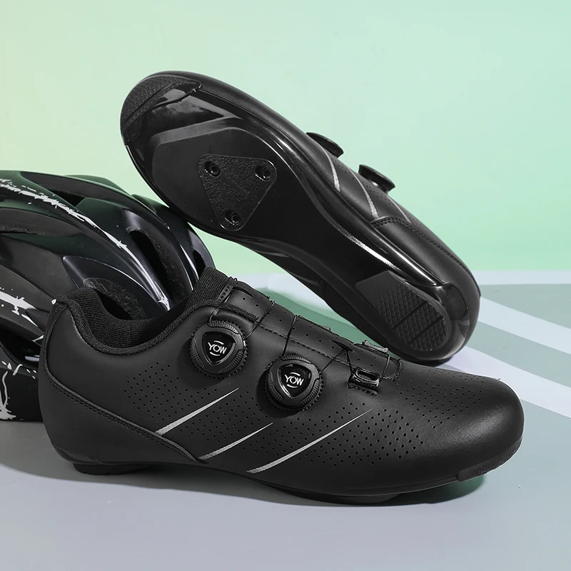 

Мужские велосипедные кроссовки с шипами для MTB и шоссейных велосипедов, унисекс, профессиональные, для гонок, спортивные, скоростные, модные, резиновые, для бездорожья