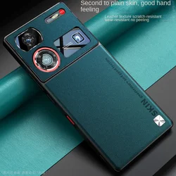 For Nubia Z60 Ultra Case Soft Vegan leather Grain Protective Back Cover Case For nubia Z60 Z50Ultra Full Cover Phone Shell