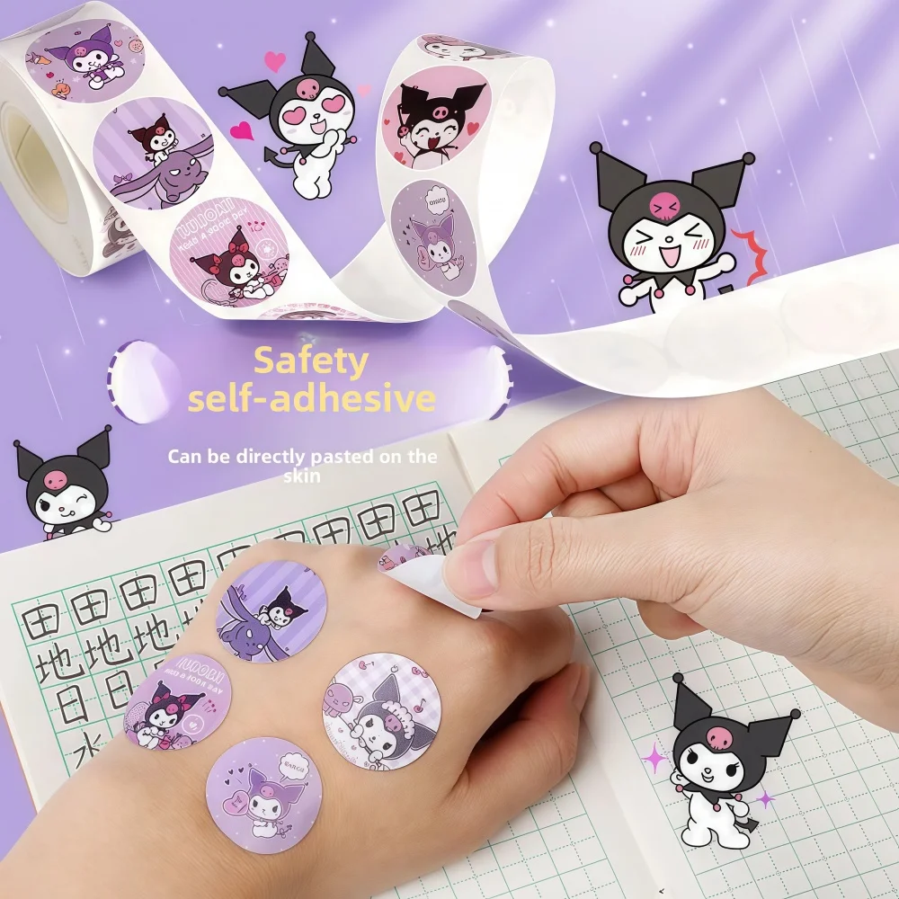 Sanrio Hello Kitty Kuromi My Melody Leuke Cartoon Stickers voor kinderen Kinderdagboek Bonus Cadeau Sluiting Dagboek Boekje Cadeau Beste