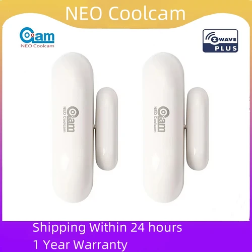 NEO Coolcam Z-Wave Plus Sensor inteligente de ventana de puerta Sensor de automatización del hogar UE 868,4 MHZ 300 500 Series Z Wave para Smartthings