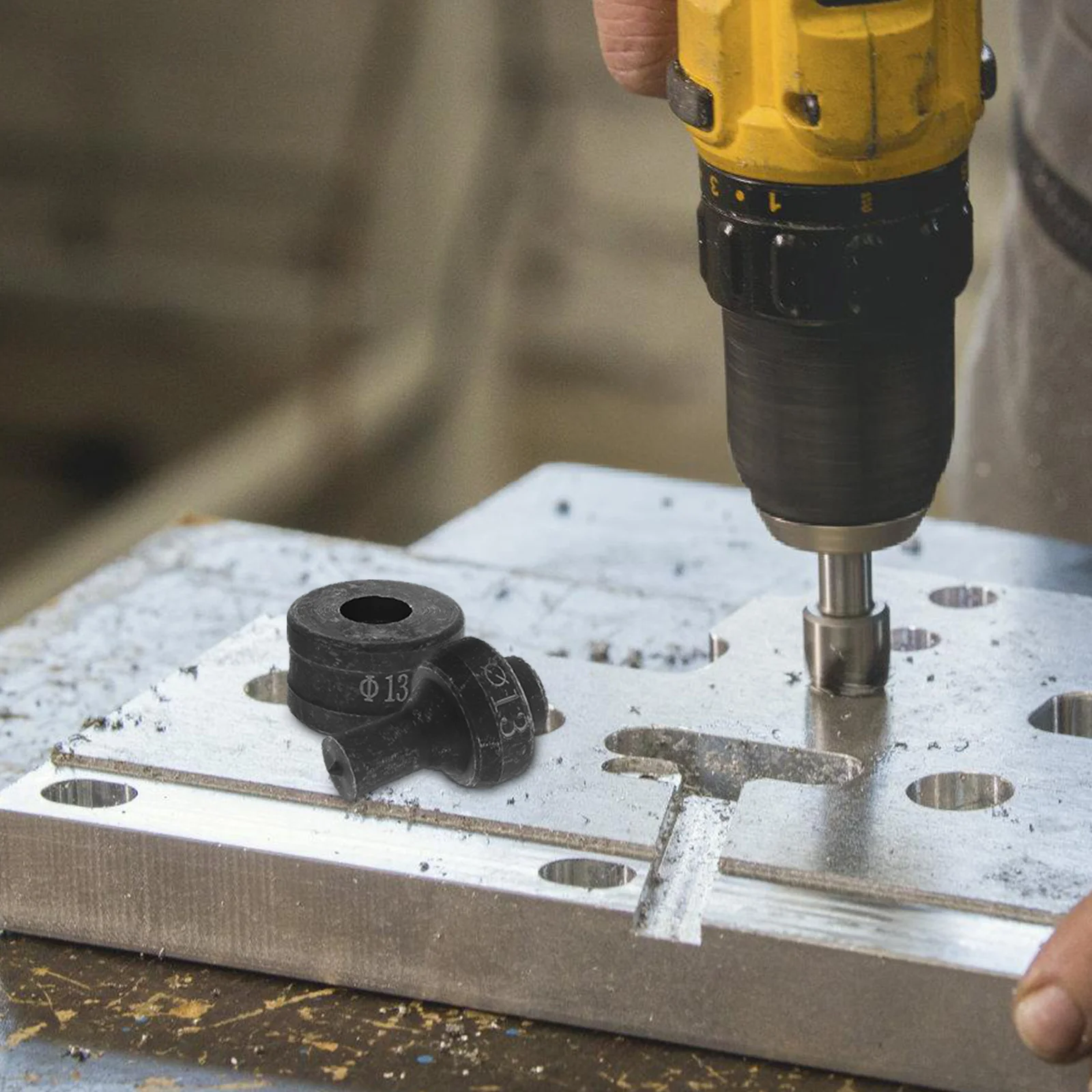 

1 Set Hydraulic Punching Mold Round For Punching Machine Hole Replacement Durable Precision Tool Die Efficient Stable