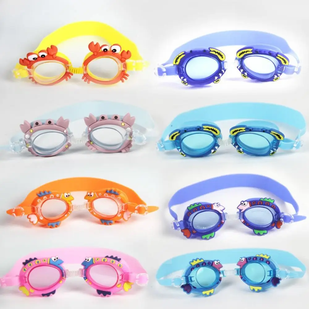 

Anti-Fog Kids Swimming Goggles With Earplugs UV Protection Swimming Eyewear Waterproof Practical Eyeglasses Children