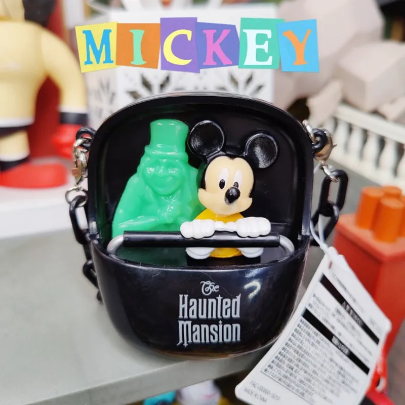 1Piece  8cm Japan Dongdi Halloween limited luminous Mickey ghost car candy box storage box pendant ornaments