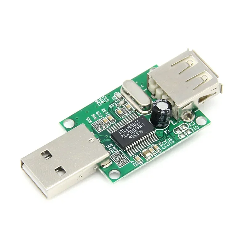 USB 2.0 Signal Amplifier Boost Booster Stabilizer Adapter Connector Jack for Extend Extension Cable GENESYS GL850G Chipset