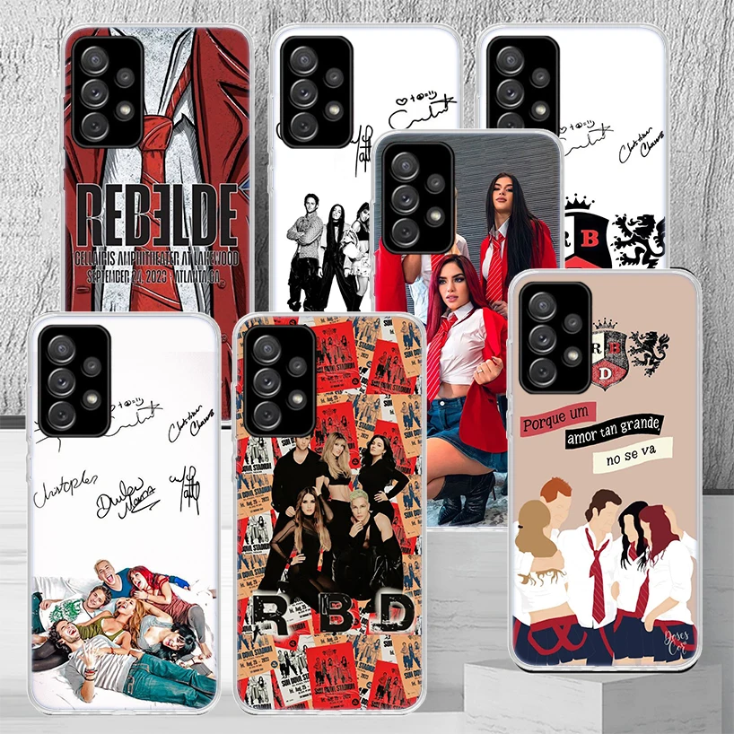 F-Fashion RBD R-Rebelde Phone Case Fundas For Samsung Galaxy A51 A50S A71 A70 A41 A40 A31 A30S A21S A20E A11 A10S A01 A6 A7 A8 A