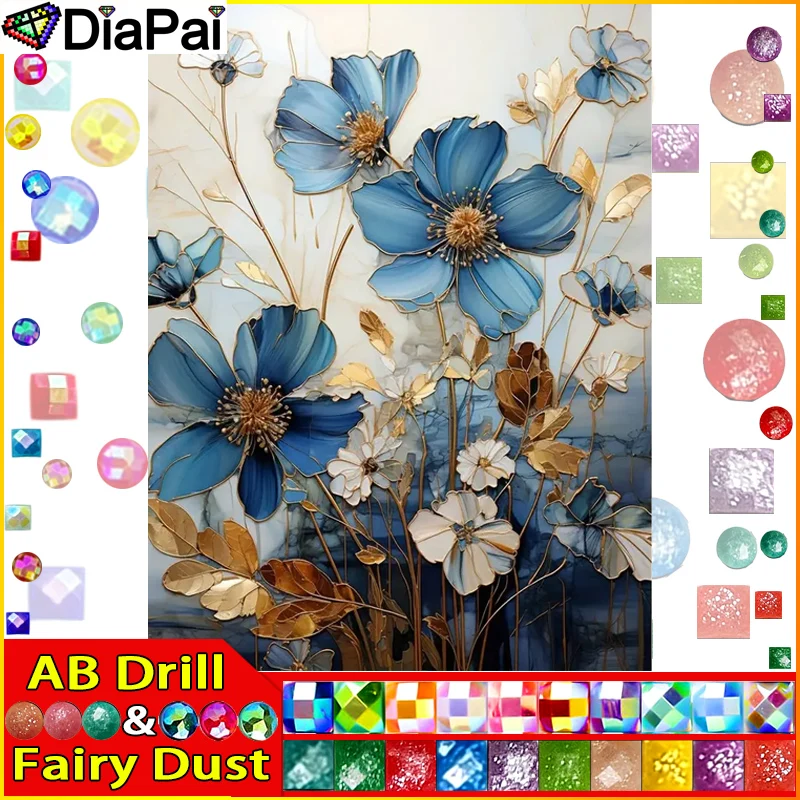 DIAPAI Fairy Dust AB Diamond Painting Full Square/Round Diamond