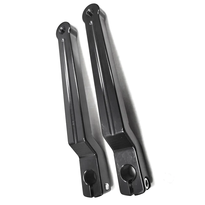 

1 Pair Heel & Toe Gear Shift Levers Black Aluminum Fit For Street Glide FLHXS Fat Boy Night Train