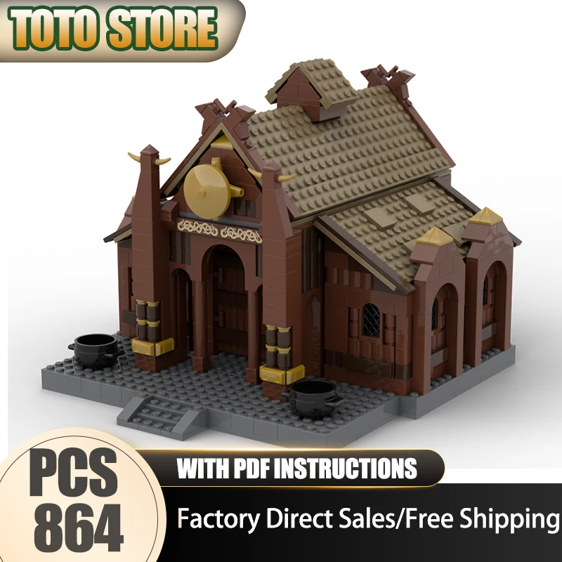 

Magic Rings Model Moc Building Blocks The Golden Hall Model Technology Brick DIY Assembly Construction Toy Holiday Gifts