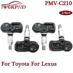 TPMS Tire Pressure Sensor For Toyota Fortuner Corolla Lexus 433MHz 42607-02031 42607-30070 42607-02030 42607-42021 PMV-C210