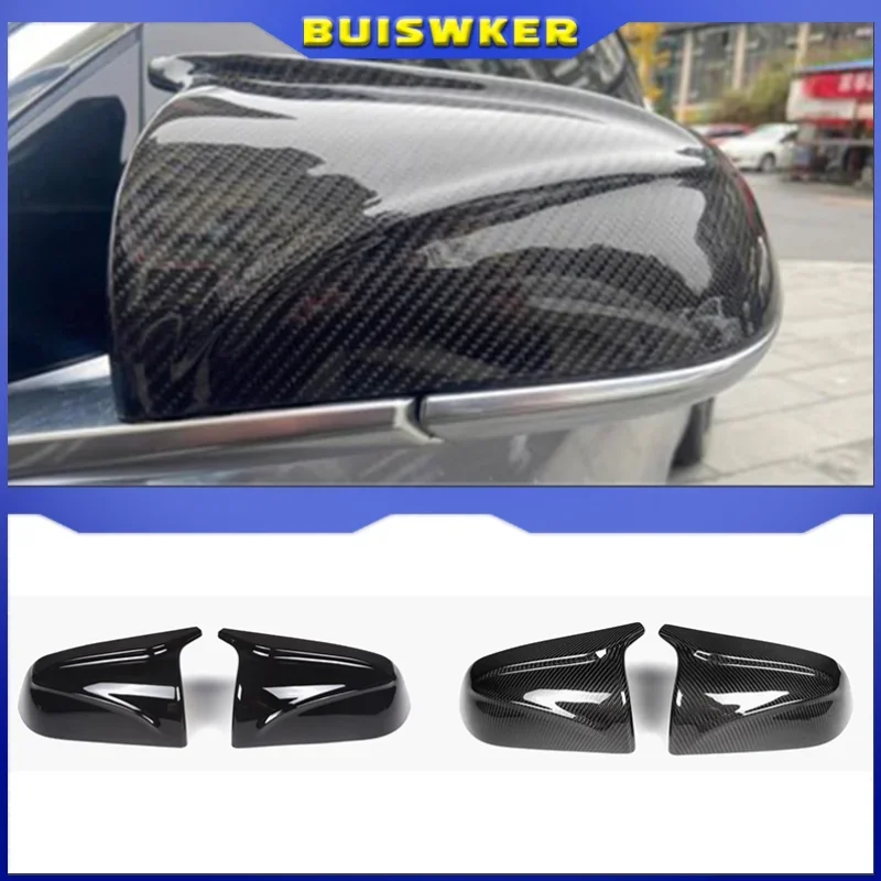 

For Tesla Model 3 2017-2023 Car ABS Paste Side Door Mirror Cover Auto Exterior Accessories Sides Rearview Cover Carbon