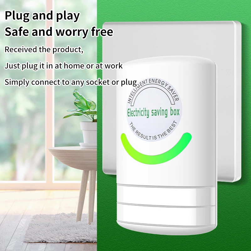 Household Smart Power Saver Electricity Meter Power Saver Stabilizes Voltage To Reduce Loss And Low Power Consumption For Us