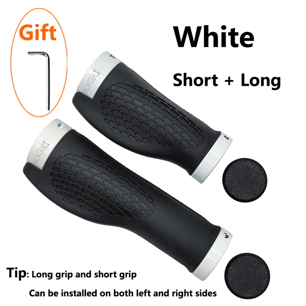 SHIZIWANGRI Fahrradlenkergriffe, langer und kurzer Gummigriff für Twist Shifter, Dual-Ring-Lock, Handauflage, passend für MTB-Faltrad – Detail 16