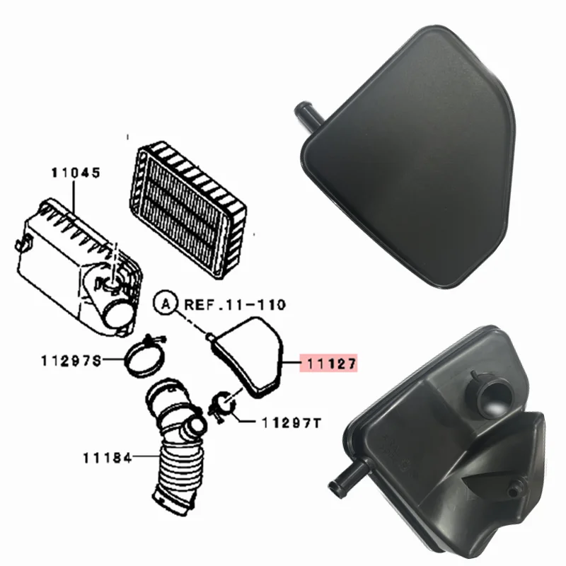 

For Mitsubishi Outlander 2008-2020 2.4L Intake Manifold Pot Air Duct Boost Pot 1502A019