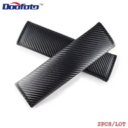 2pcs Universal Car safety Seat Belt Cover Carbon Fiber Auto Interior Luxurious Seatbelt Case Accessories