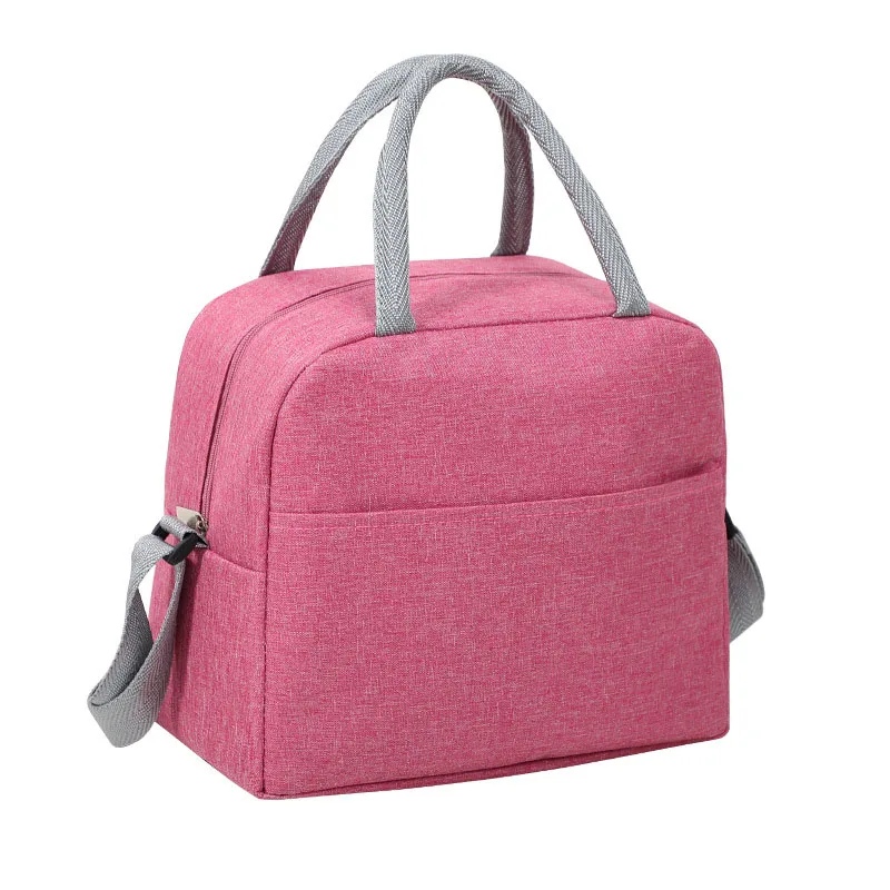 Foldable Thermal Bag for Picnics Small Portable Insulated Cooler Bags Lunch Box Waterproof Thermal Lunch Tote Handbags lonchera