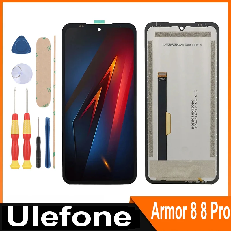 Wyświetlacz LCD + Ekran Dotykowy do Ulefone Armor 8, 8 Pro, Armor X12, Armor X13, Armor X16, Armor X31, X31 Pro, Armor X32, X32 Pro