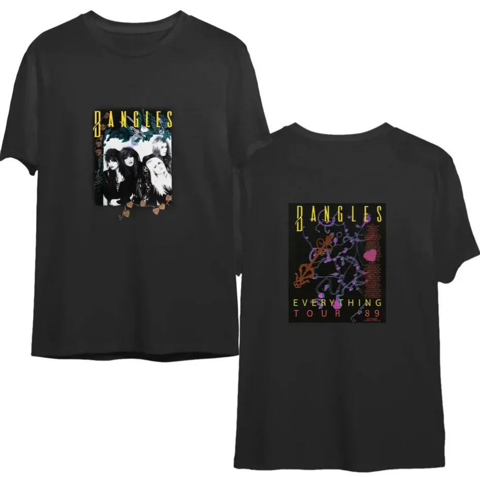 1989 The Bangles Everything Tour T-Shirt Double Sided