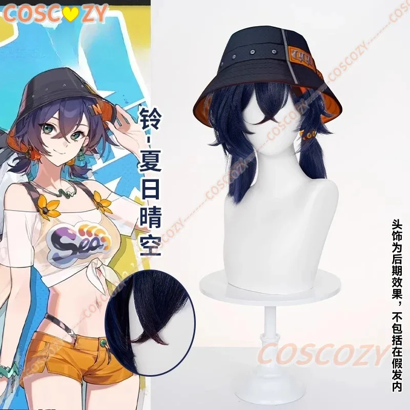 حسناء شعر مستعار لعبة Zenless منطقة صفر الصيف جديد الجلد تأثيري/ZZZ تأثيري حسناء شعر مستعار تأثيري