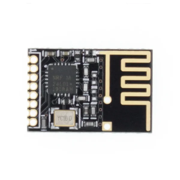NRF24L01 Wireless Module 24L01 Upgraded Black Diamond Mini 2.4G Wireless Transceiver Module Adapter Board 3.3V