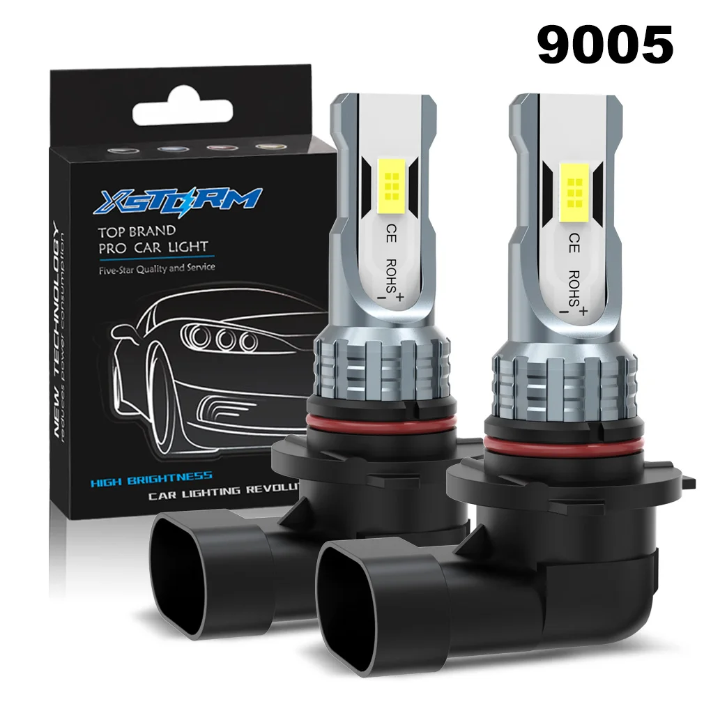 XSTORM H7 LED-Nebelscheinwerfer H4 H11 9005 9006 LED-Scheinwerfer für Auto 80W 20000LM 6000K Auto-Frontleuchten Plug & Play 12V 24V