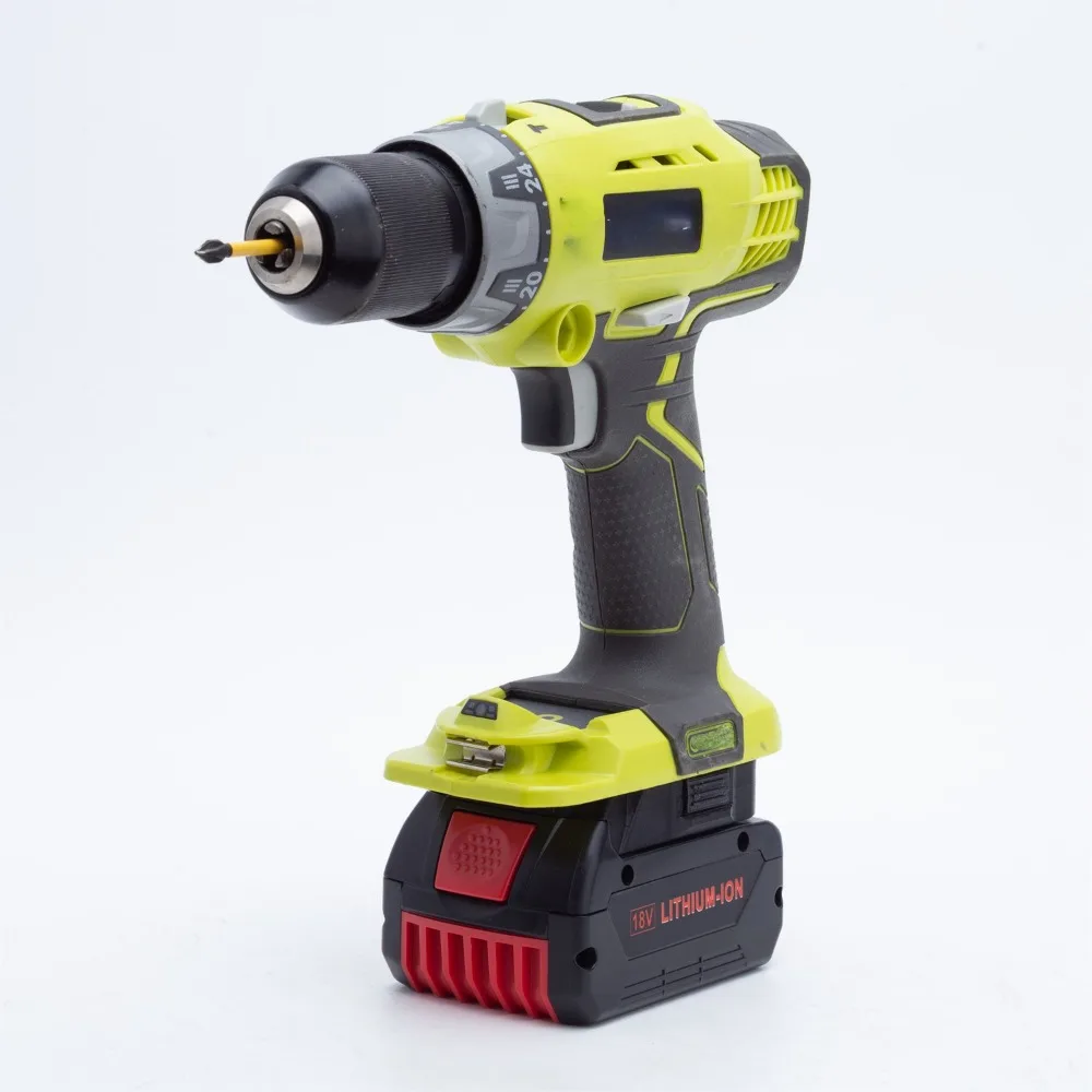 Imagem -02 - para Adaptador Bosch Ryobi 18v para Conversor de Lítio Bosch para Adaptador de Ferramentas de Chave de Fenda Ryobi Não Inclui Ferramentas e Bateria