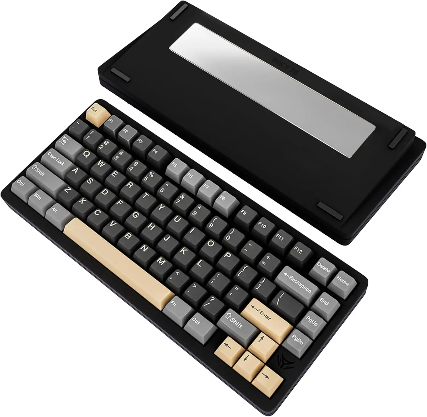 

MK INKY75 Wireless Mechanical Gaming Keyboard, 75% Layout, Hot Swappable, RGB, BT/2.4G/USB-C, Raven Black