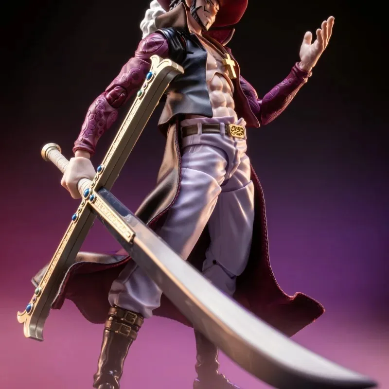 One Piece 1/12 Scale Japanese Anime Dracule Mihawk Black Skirt Clothes for 6'' Shf Action Figures Doll Body Ornament - view 2